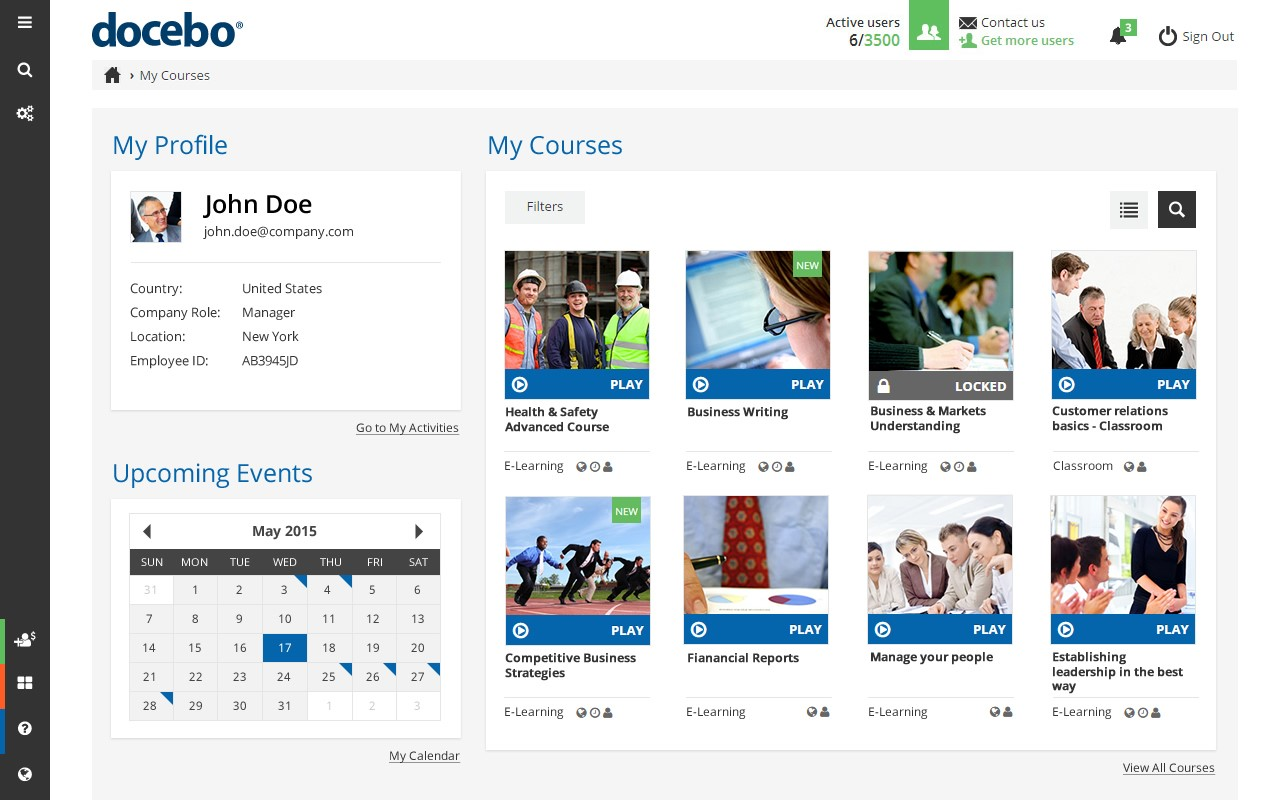Docebo screenshot - 10 Best Corporate Learning Management Systems of 2024