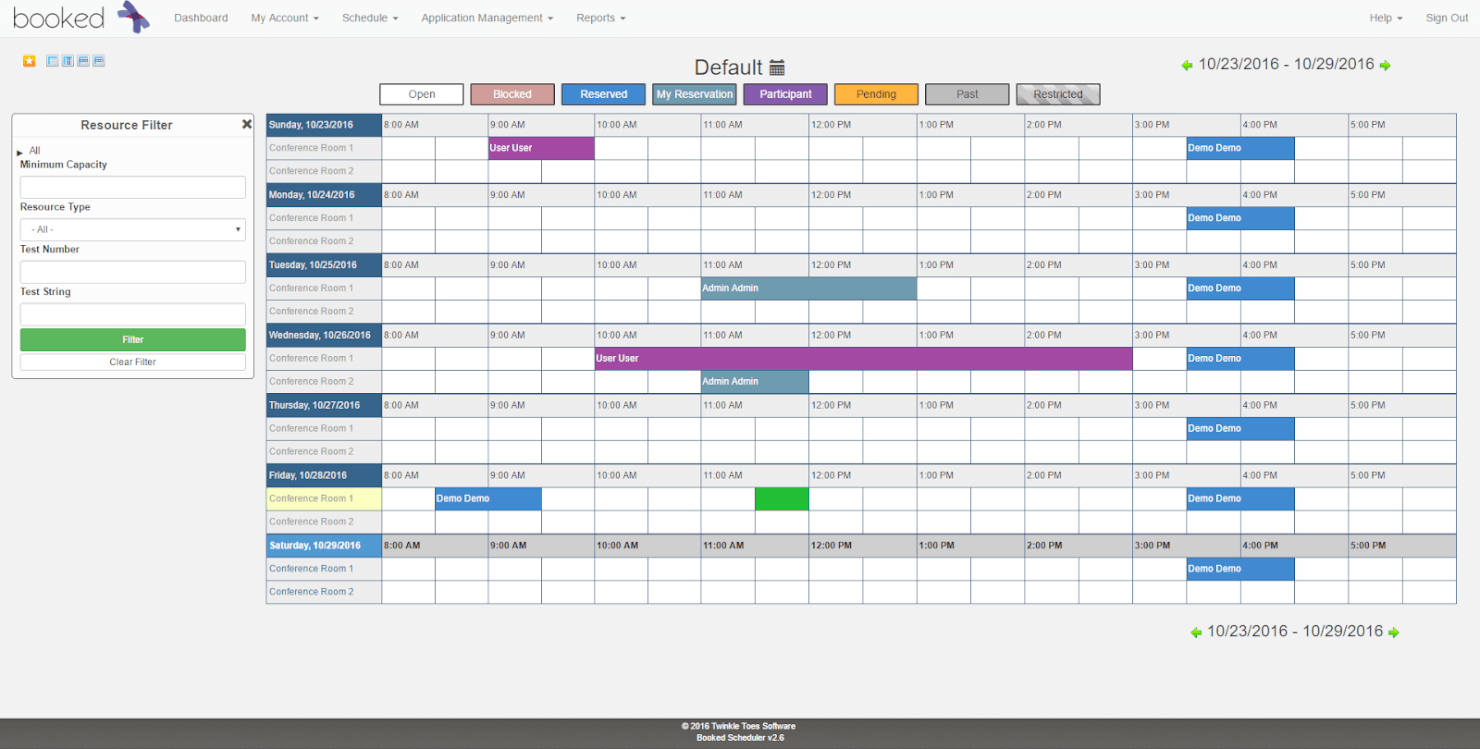 open source javascript work schedule maker