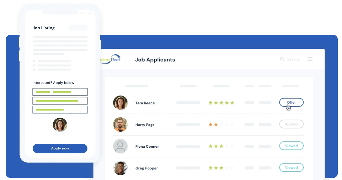TalentReef screenshot - 30 Best Applicant Tracking Systems (ATS) of 2024: Reviewed & Compared