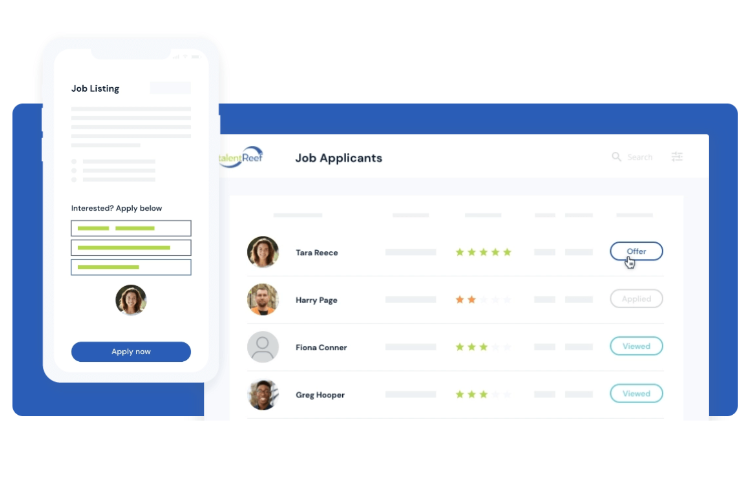 TalentReef screenshot - 10 Best Recruitment Software for Small Businesses in 2024