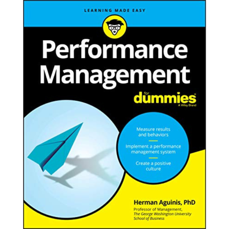 performance management for dummies book cover
