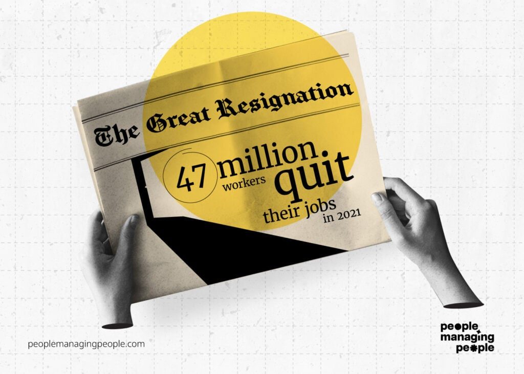 the great resignation graphic