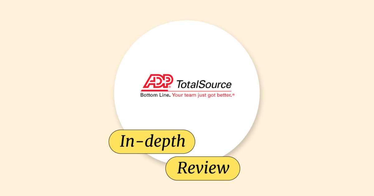 ADP TotalSource Payroll Software In-Depth Review - People Managing People