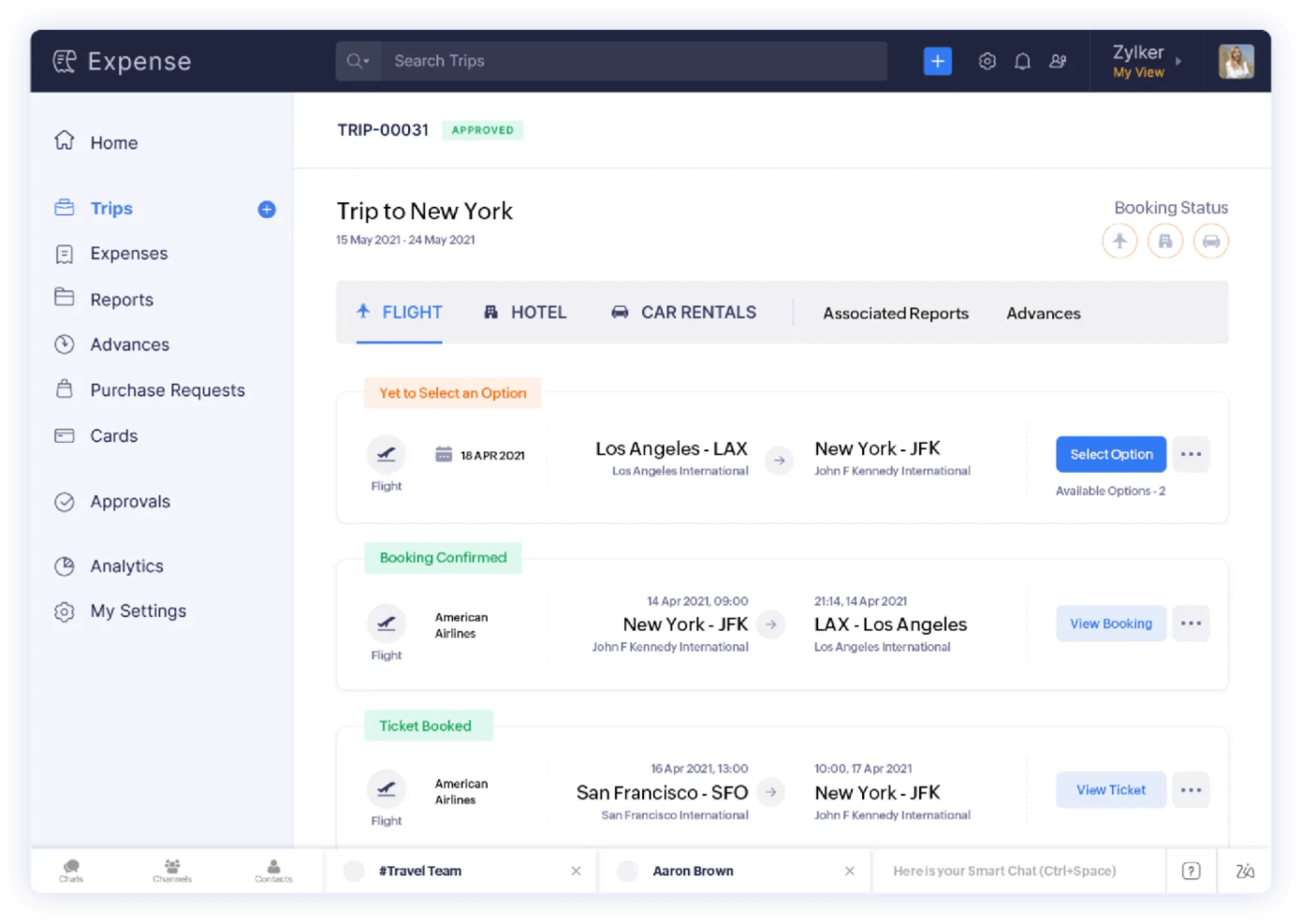 Zoho Expense screenshot - 10 Best Expense Reporting Software For Business In 2023